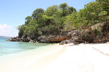 scenic views of the coastline of Boracay Island, Philippines, Southeast Asia