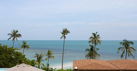 Tropical landscape on the island of Koh Samui Thailand Southeast Asiaのeditorial素材