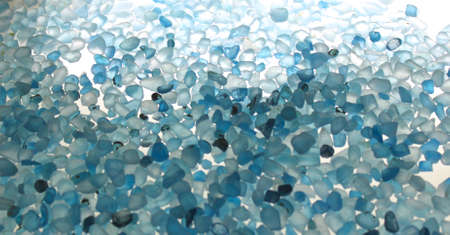Semiprecious stones blue folded to sort