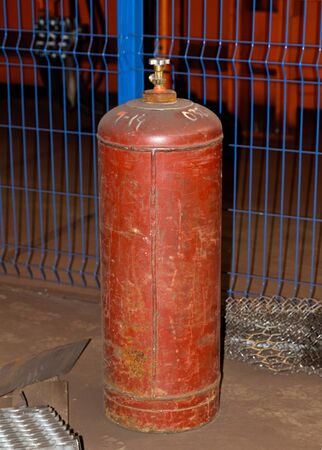 high pressure cylinder for compressed industrial gasesの写真素材