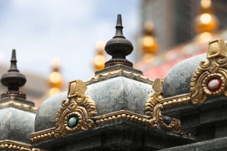 Sculpture, architecture and symbols of Buddhism, Thailand, South East Asiaの写真素材