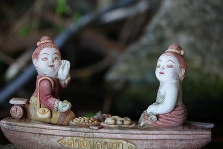 Sculpture, architecture and symbols of Buddhism, Thailand, South East Asia