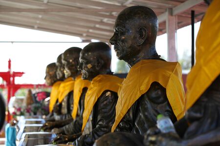 Sculpture, architecture and symbols of Buddhism, Thailand, South East Asiaのeditorial素材