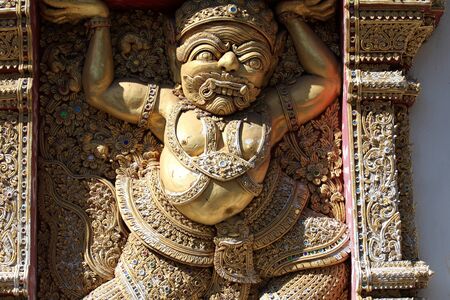 Sculpture, architecture and symbols of Buddhism, Thailand, South East Asiaのeditorial素材