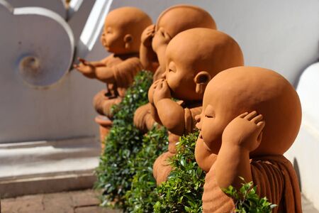 Sculpture, architecture and symbols of Buddhism, Thailand, South East Asia
