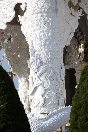 Sculpture, architecture and symbols of Buddhism, Thailand, South East Asiaの写真素材