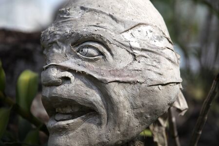 Sculpture, architecture and symbols of Buddhism, Thailand, South East Asiaの写真素材