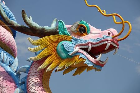 Sculpture, architecture and symbols of Buddhism, Thailand, South East Asiaの写真素材