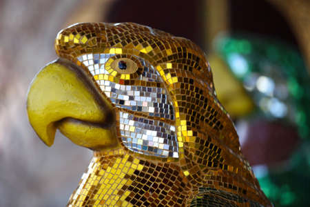 Sculpture, architecture and symbols of Buddhism, Thailand, South East Asiaの写真素材