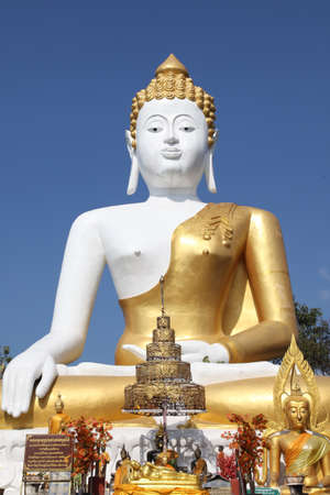 Sculpture, architecture and symbols of Buddhism, Thailand, South East Asiaの写真素材