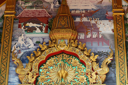 Sculpture, architecture and symbols of Buddhism, Thailand, South East Asiaのeditorial素材