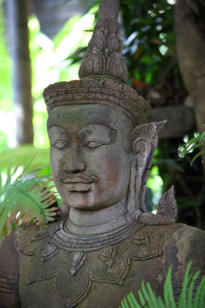 Sculpture, architecture and symbols of Buddhism, Thailand, South East Asiaの写真素材