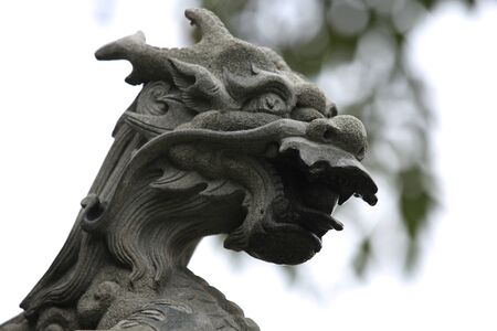 Sculpture, architecture and symbols of Hinduism and Buddhism, Singapore, Southeast Asiaの写真素材