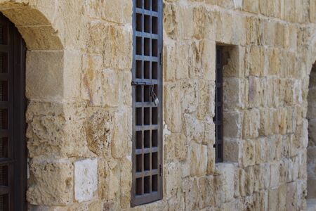 Elements and details of the architecture of the ancient fortress, Cyprus