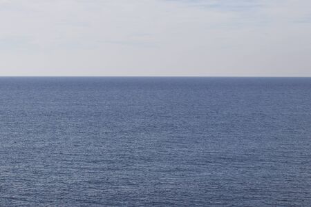 Picturesque winter seascape on the island of Cyprusの写真素材