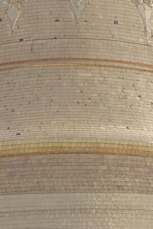 Buddhist temple complex Shwedagon is a historical symbol of Buddhism, Yangon, Myanmarの写真素材