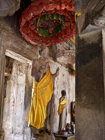 Architecture of ancient temple complex Angkor, Siem Reap, Cambodiaのeditorial素材