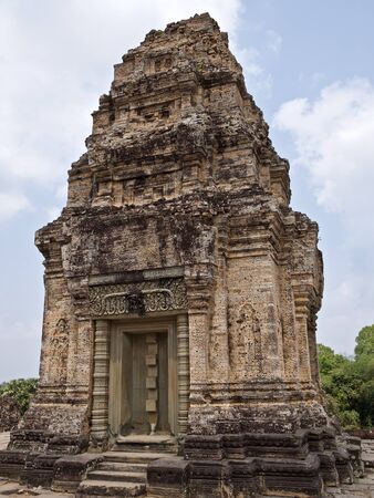 Architecture of ancient temple complex Angkor, Siem Reap, Cambodiaの写真素材