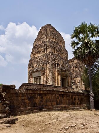 Architecture of ancient temple complex Angkor, Siem Reap, Cambodiaの写真素材