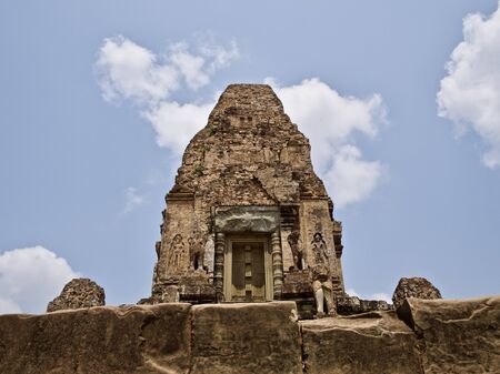 Architecture of ancient temple complex Angkor, Siem Reap, Cambodiaの写真素材
