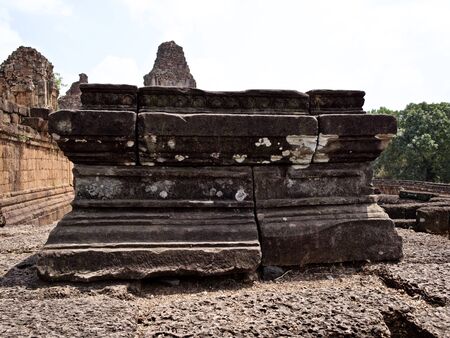 Architecture of ancient temple complex Angkor, Siem Reap, Cambodiaの写真素材