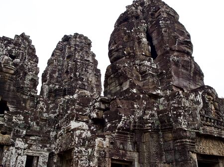 Architecture of ancient temple complex Angkor, Siem Reap, Cambodiaの写真素材