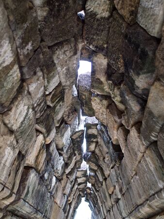 Architecture of ancient temple complex Angkor, Siem Reap, Cambodiaの写真素材