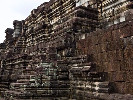 Architecture of ancient temple complex Angkor, Siem Reap, Cambodiaの写真素材