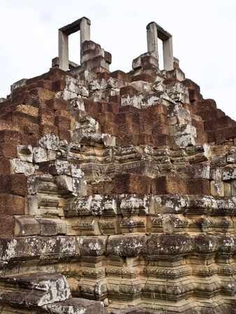 Architecture of ancient temple complex Angkor, Siem Reap, Cambodiaの写真素材