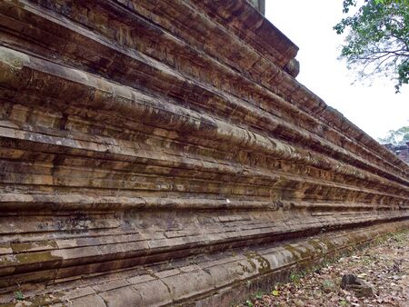 Architecture of ancient temple complex Angkor, Siem Reap, Cambodiaの写真素材