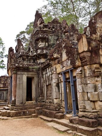 Architecture of ancient temple complex Angkor, Siem Reap, Cambodiaの写真素材