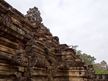 Architecture of ancient temple complex Angkor, Siem Reap, Cambodiaの写真素材