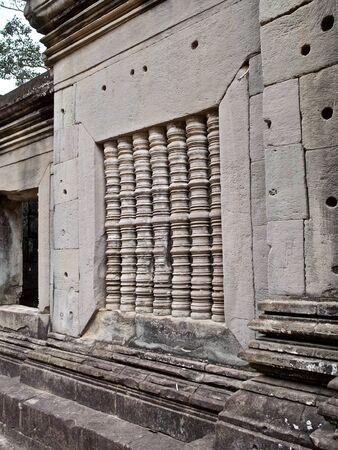 Architecture of ancient temple complex Angkor, Siem Reap, Cambodiaの写真素材