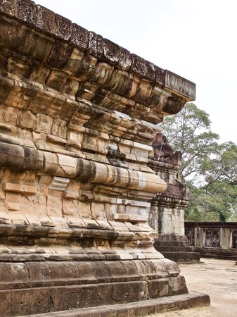 Architecture of ancient temple complex Angkor, Siem Reap, Cambodiaの写真素材