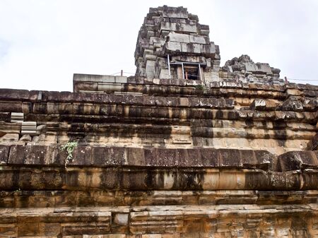Architecture of ancient temple complex Angkor, Siem Reap, Cambodiaの写真素材