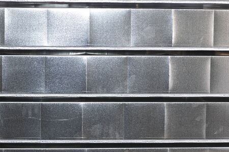 Elements and parts made of galvanized sheet for various ventilation systems, Russiaの写真素材