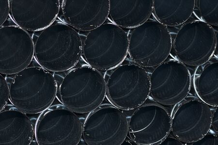 Elements and parts made of galvanized sheet for various ventilation systems, Russiaの写真素材