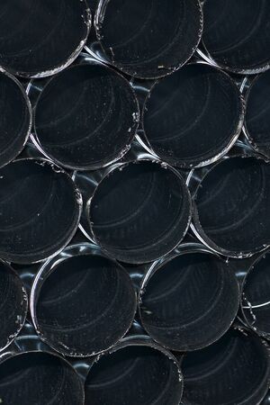 Elements and parts made of galvanized sheet for various ventilation systems, Russiaの写真素材