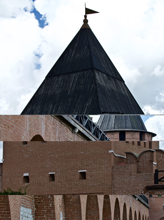 Ancient architectural complex Fortress Tula Kremlin, Russiaのeditorial素材