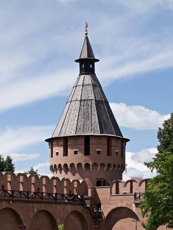 Ancient architectural complex Fortress Tula Kremlin, Russiaの写真素材
