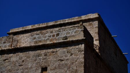 Elements and architecture details of an ancient fortress, Limassol, Cyprusのeditorial素材