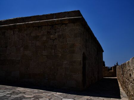 Elements and architecture details of an ancient fortress, Limassol, Cyprusのeditorial素材