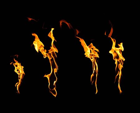 Abstract fire flamesの写真素材