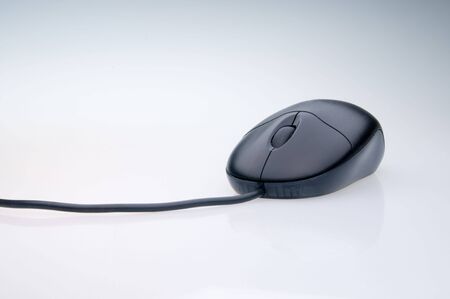 black pc mouseの写真素材