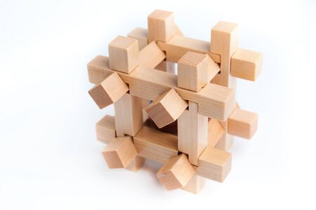Cell wood puzzleの写真素材
