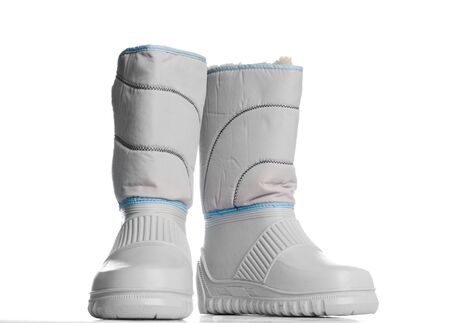 Isolated winter bootsの写真素材