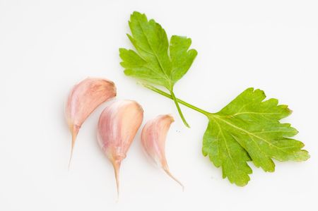 Fresh garlicの写真素材