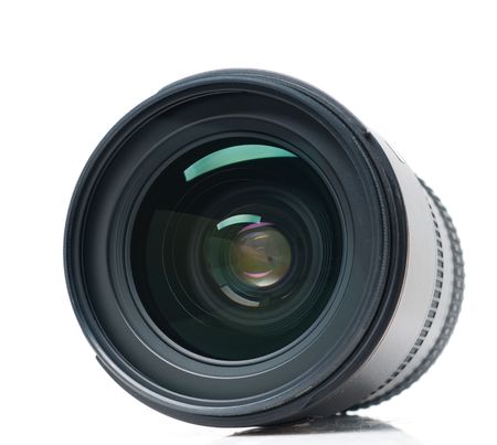 Isolated camera lensの写真素材
