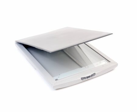 Scanner isolated over whiteの写真素材