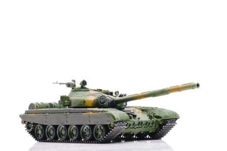 Scale model of russian tankの写真素材